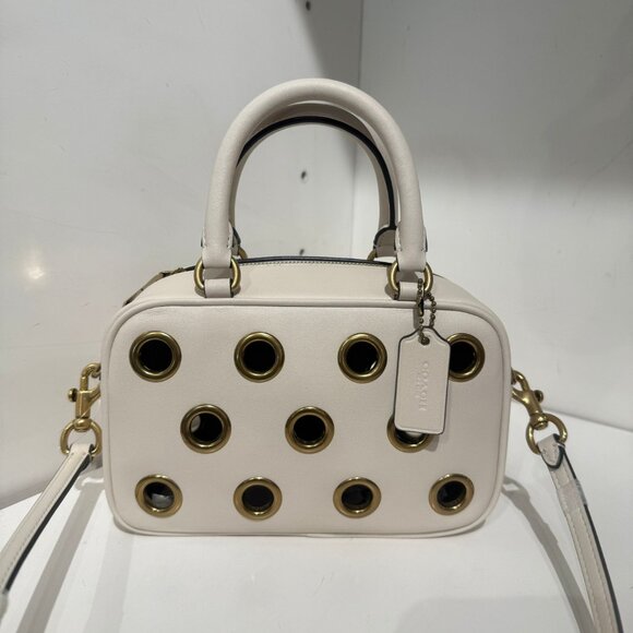 coach Satchel Crossbody Bag With Grommets cy747 - Picture 2 of 8